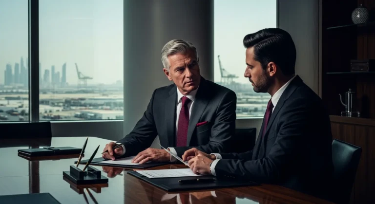 Illustration de JAFZA pour l'implantation logistique et manufacturing à Dubaï, intégrant les zones franches.