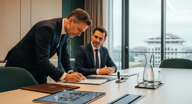 Illustration CCJA Cour Commune Justice et Arbitrage OHADA, symbolisant la juridiction et l'arbitrage pour le développement en Afrique.