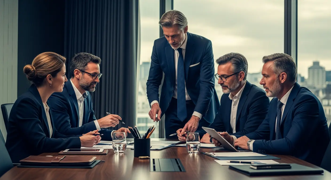 Illustration photo-réaliste d'un Power Purchase Agreement (PPA) pour la structuration de contrats d'achat d'électricité à long terme.